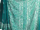 Artisan Handblock Saree Green