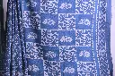 Earth Indigo Print Saree